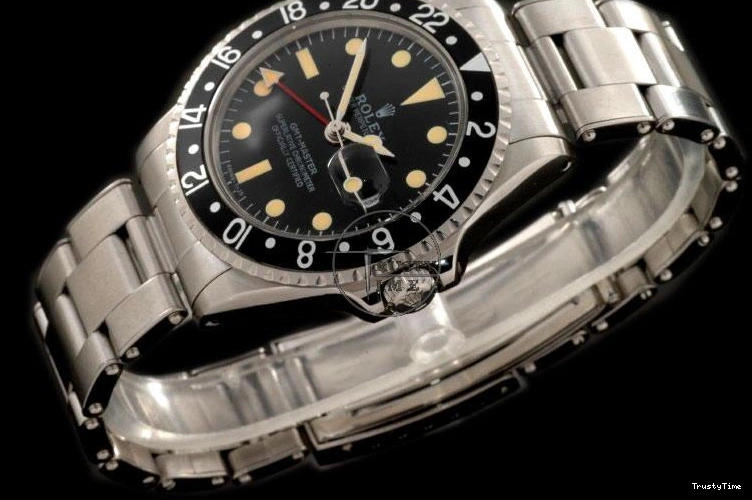 0906 ROLGMT016C – Vintage GMT SS Black Bezel Swiss Eta 2836- Versatile 962